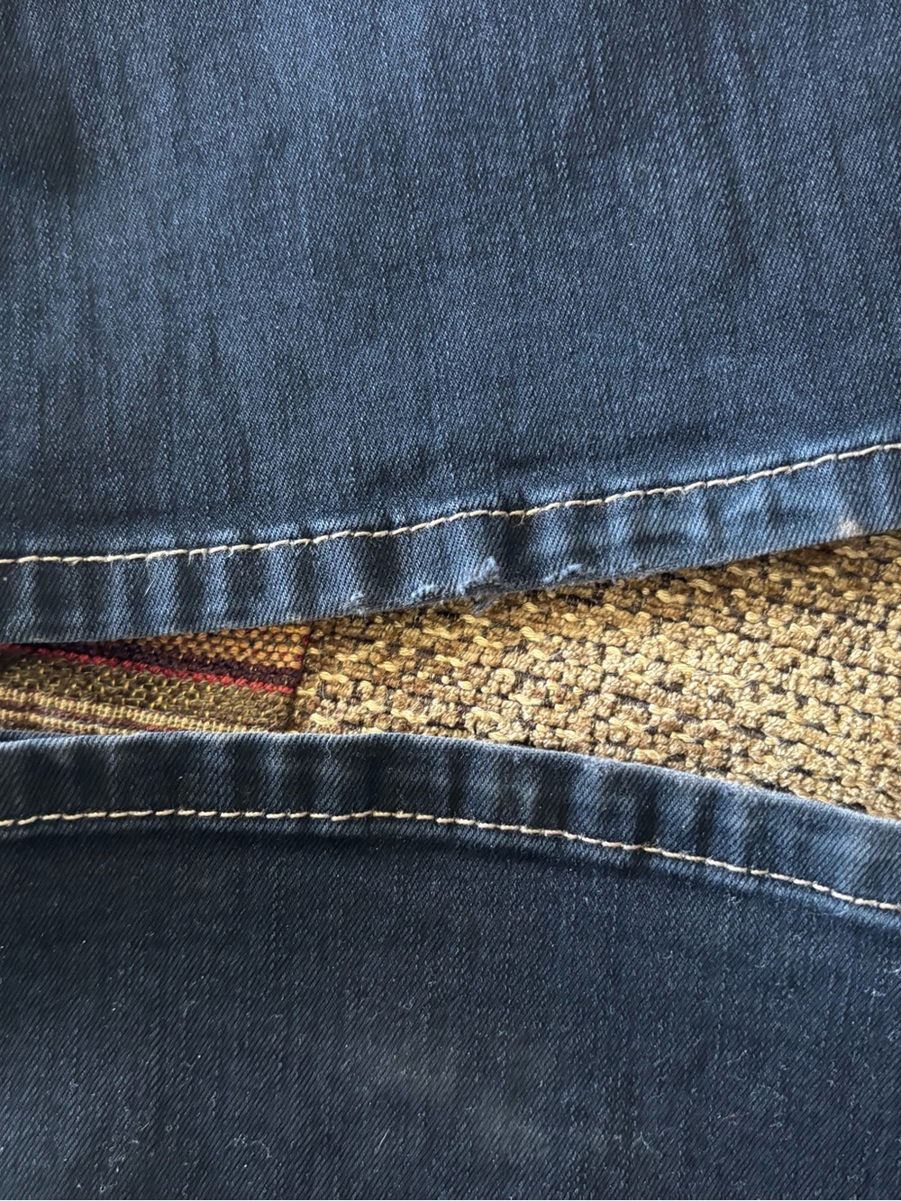 Vintage Guess Midnight Blue Jeans Stretch Daredevil boot cut Los Angeles 1981 - Picture 9 of 11